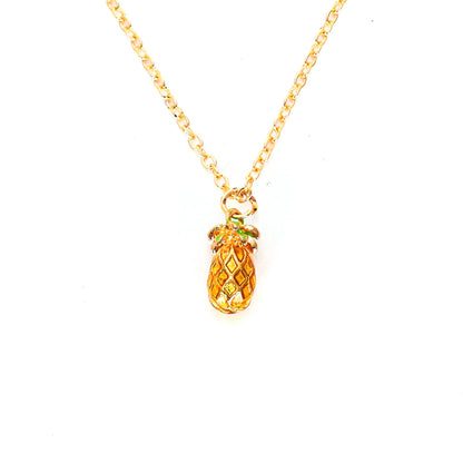 Collier ras du cou ananas