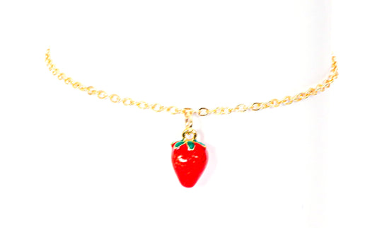 Bracelet de cheville à la fraise